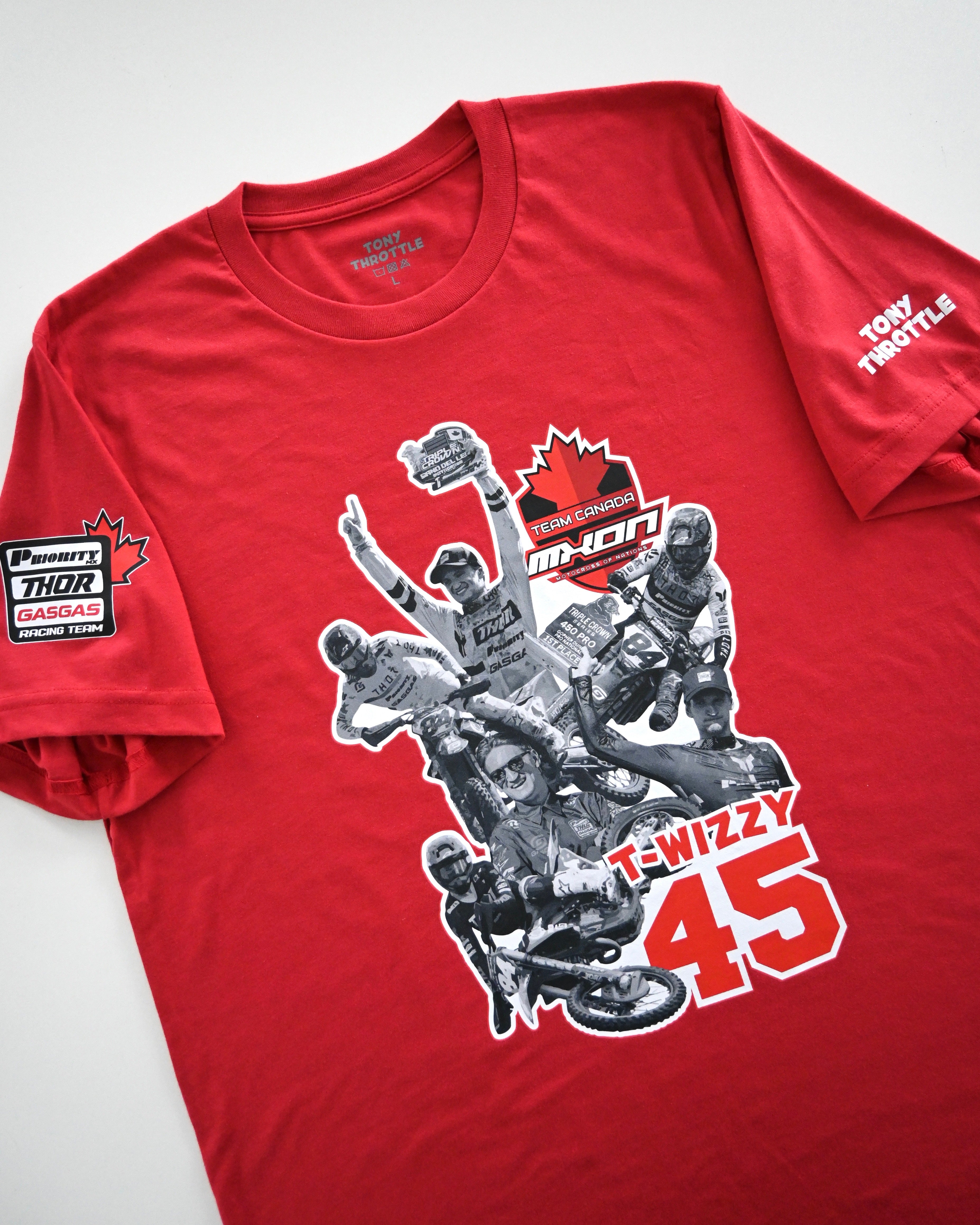 Tony Throttle - TWIZZY 45 MXON Shirt